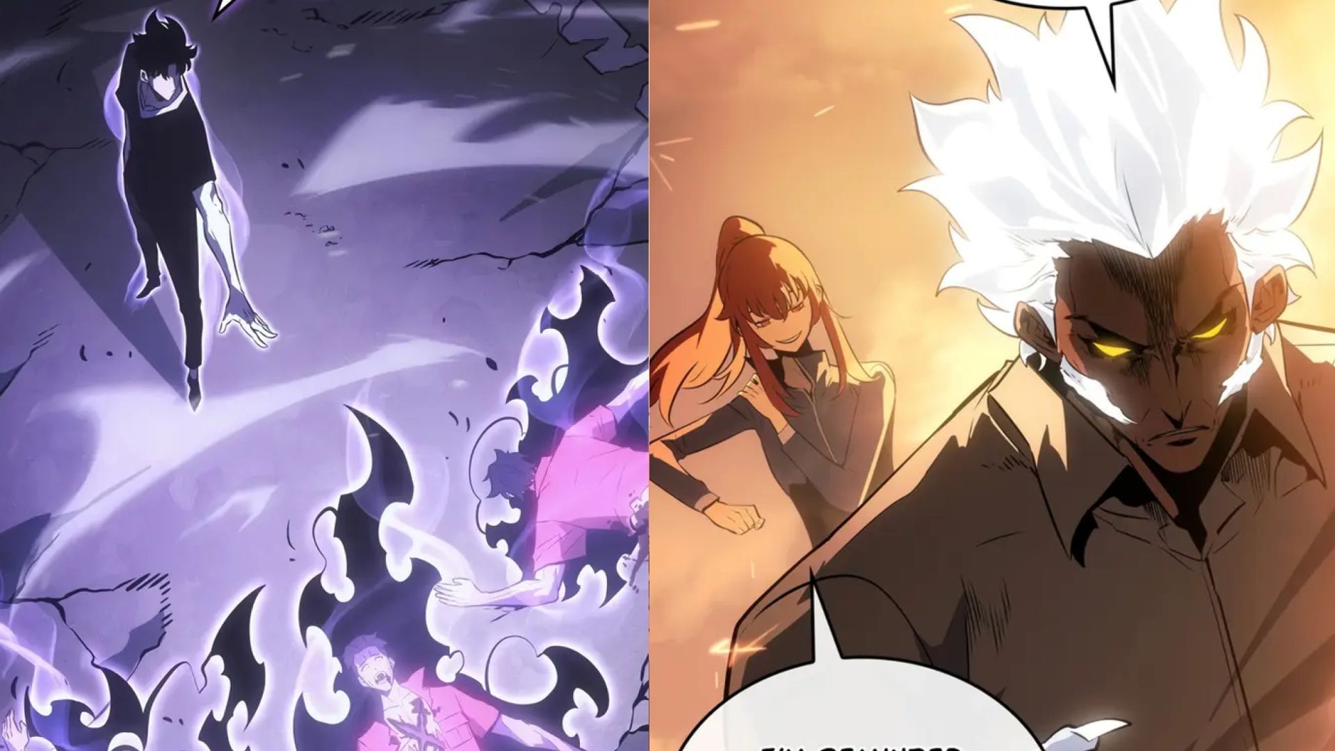 Suho, Yoonho, and Miho in Solo Leveling Ragnarok chapter 51 (Image via Daul/Jin/D&amp;C Media KAKAO)