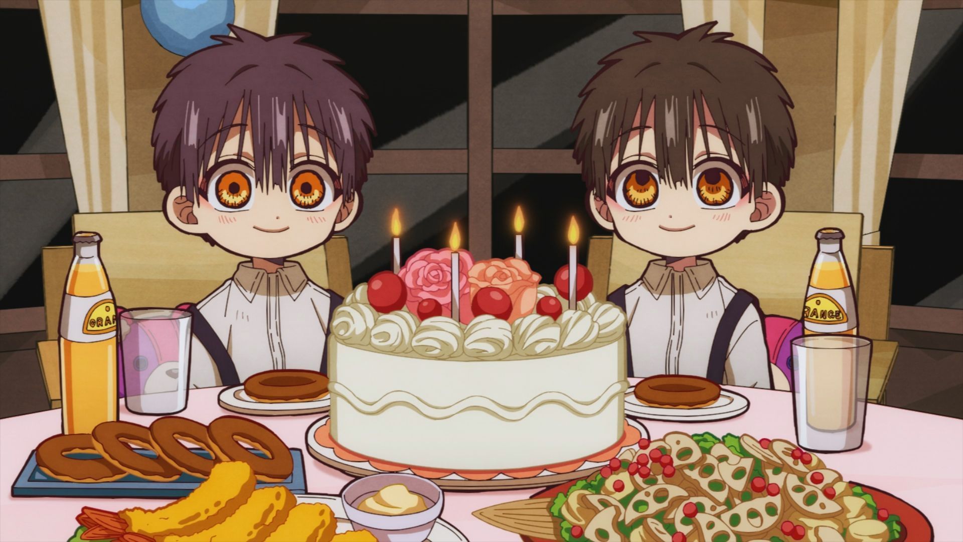 Young Amane and Tsukasa (Image via Lerche)