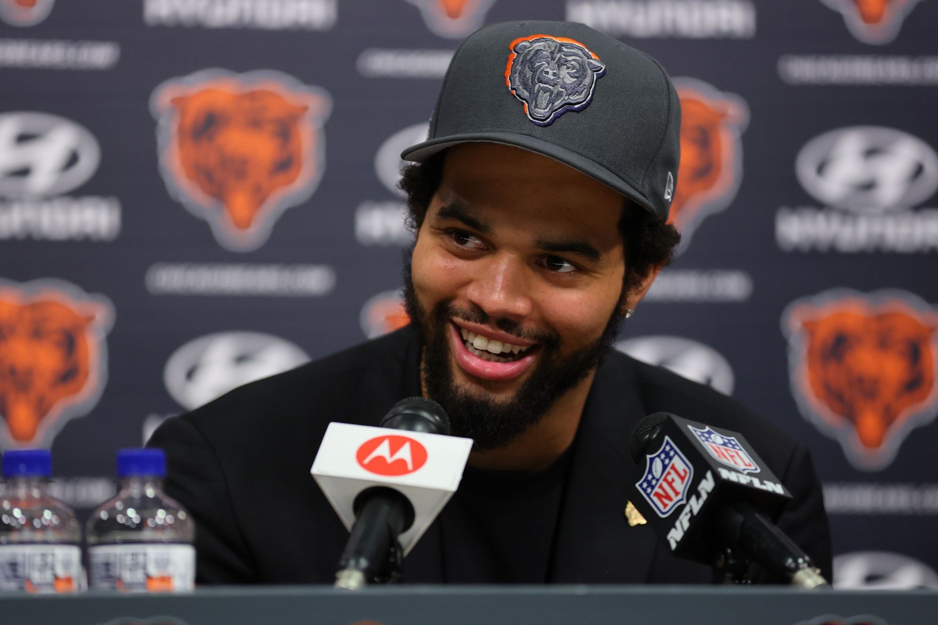 Chicago Bears Introduce Quarterback Caleb Williams And Wide Receiver Rome Odunze - Source: Getty