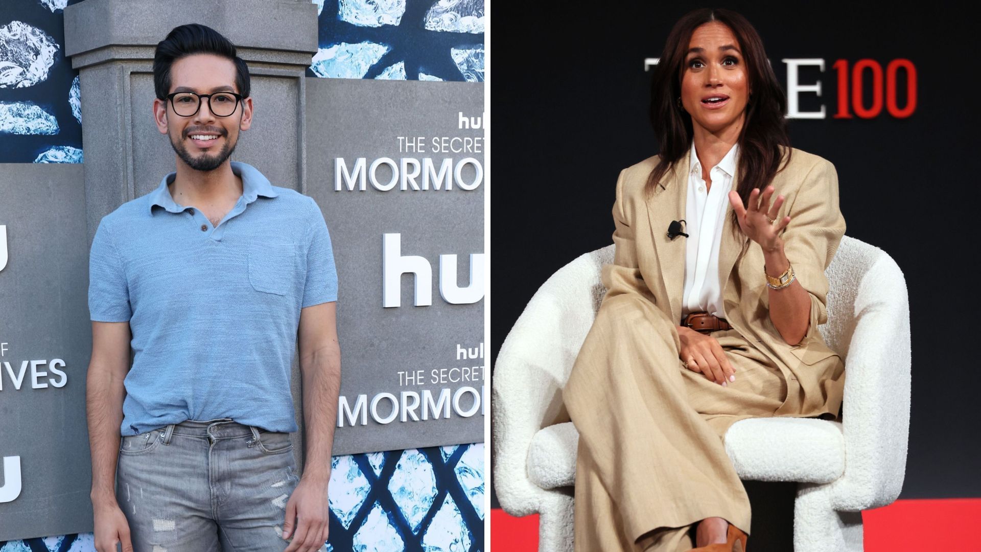 Zack Peter and Meghan Markle (Image via Getty)