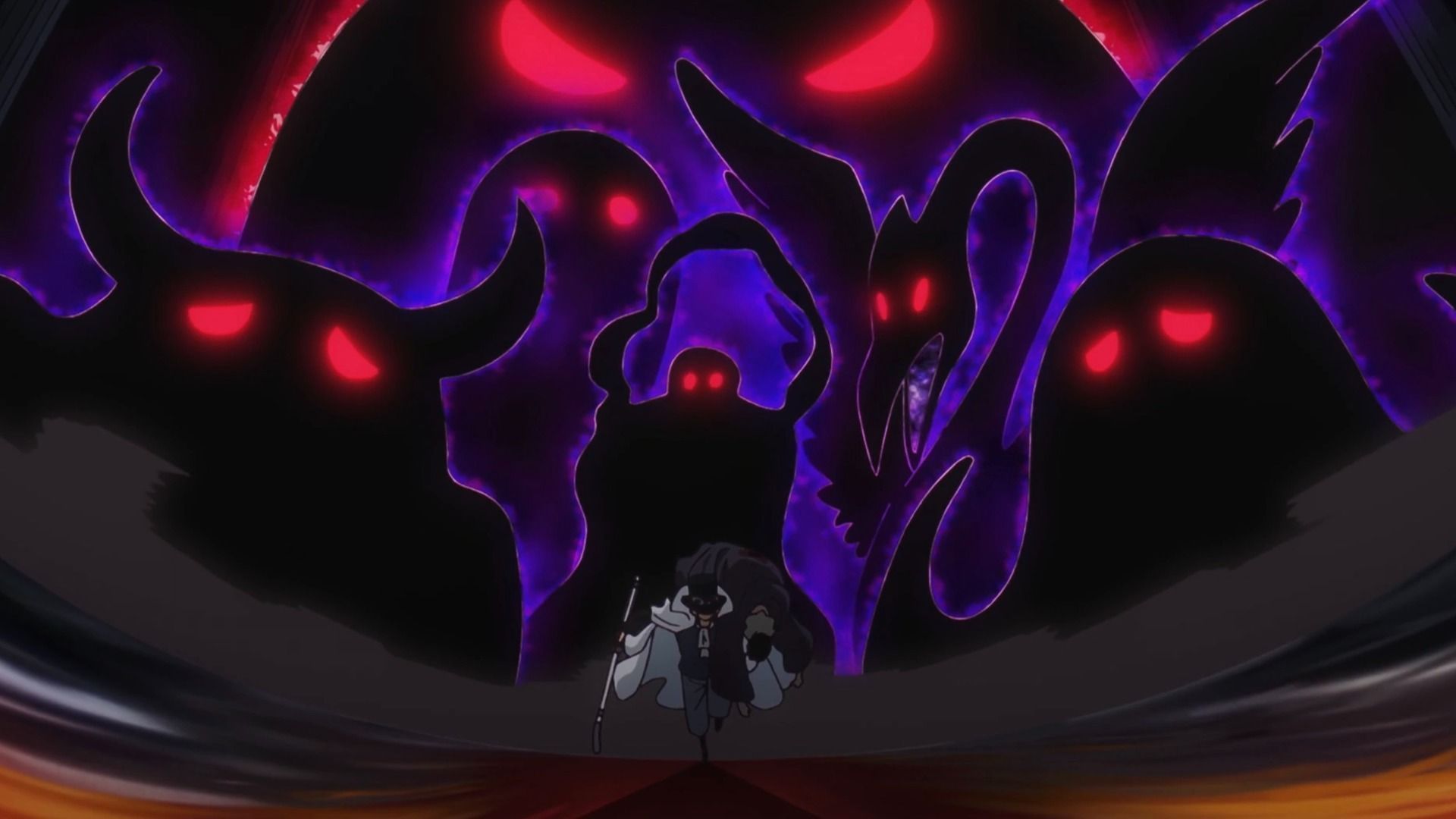 Five Elders as seen in One Piece anime (Image via Toei Animation)