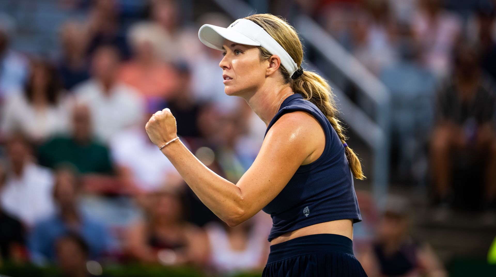 Danielle Collins at WTA 1000 National Bank Open presented by Rogers - Day 3 - Source: Getty