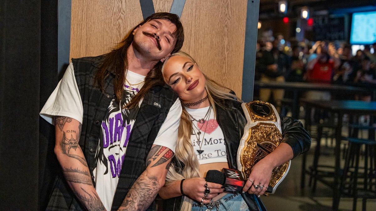 Dominik Mysterio and Liv Morgan of the Judgment Day. (Photo: WWE.com)