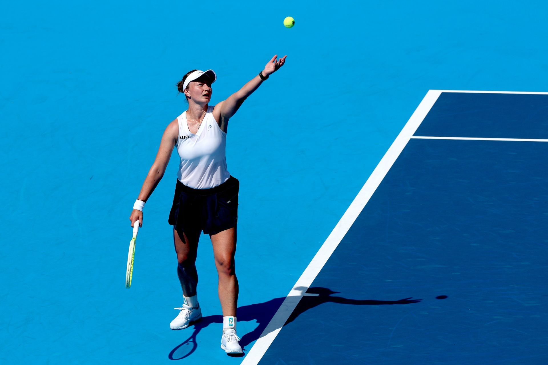 Krejcikova at the Cincinnati Open 2025 - Day 6 - Source: Getty