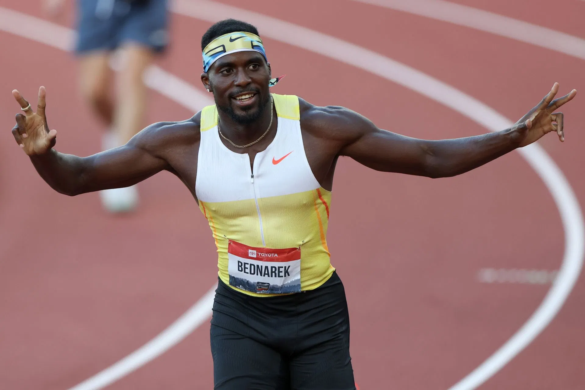 Kenny Bednarek reveals his early struggles with collegiate athletics [Image Source : Getty]