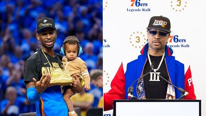 Shai Gilgeous-Alexander receives massive praise for his hustle from former MVP Allen Iverson: "Best player in the world"