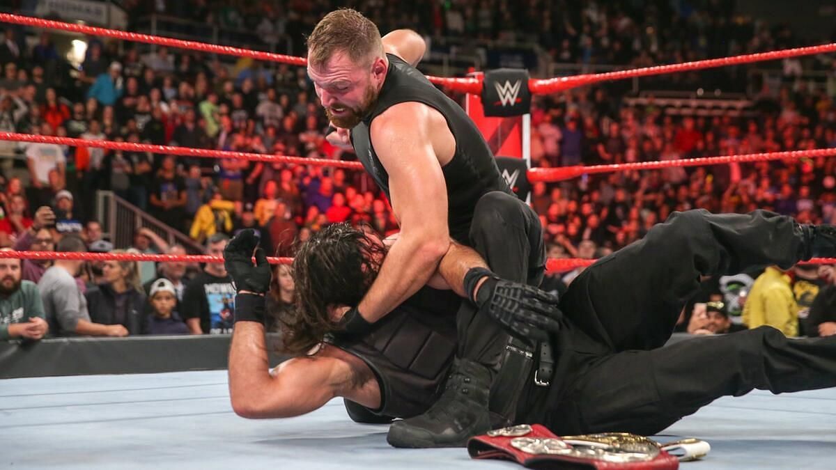 Dean Ambrose attacks Seth Rollins on WWE RAW (Photo source: wwe.com)