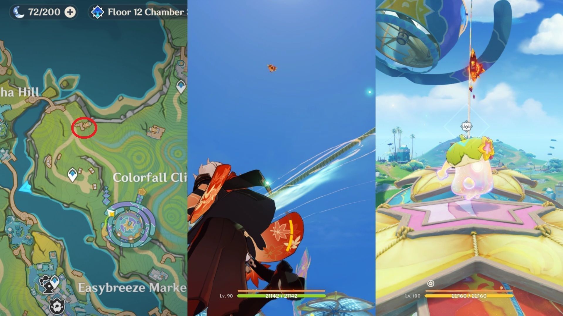 Use Chroma Kites to go higher (Image via HoYoverse)
