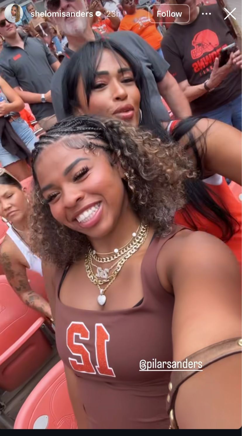 PIC: Coach Prime&#039;s daughter Shelomi Sanders pulls up to brother Shedeur Sanders&#039; game in a unique outfit - Image source: Instagram/shelomisanders