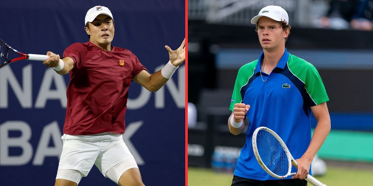 Brandon Nakashima (L) and Alexander Blockx (R) (Image Source: Getty)