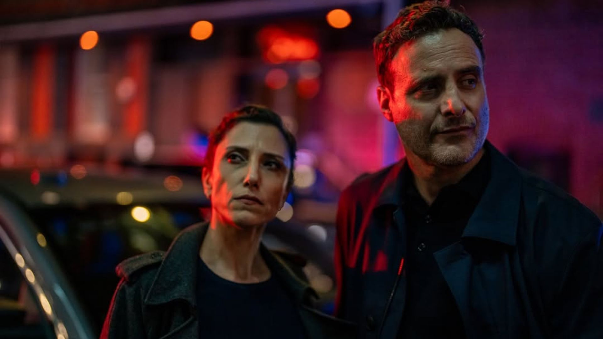 An image of Detectives Claudette Wallace and Melvin Oliva from Dexter: Resurrection season 1 (Image via Instagram/@sho_dexter)