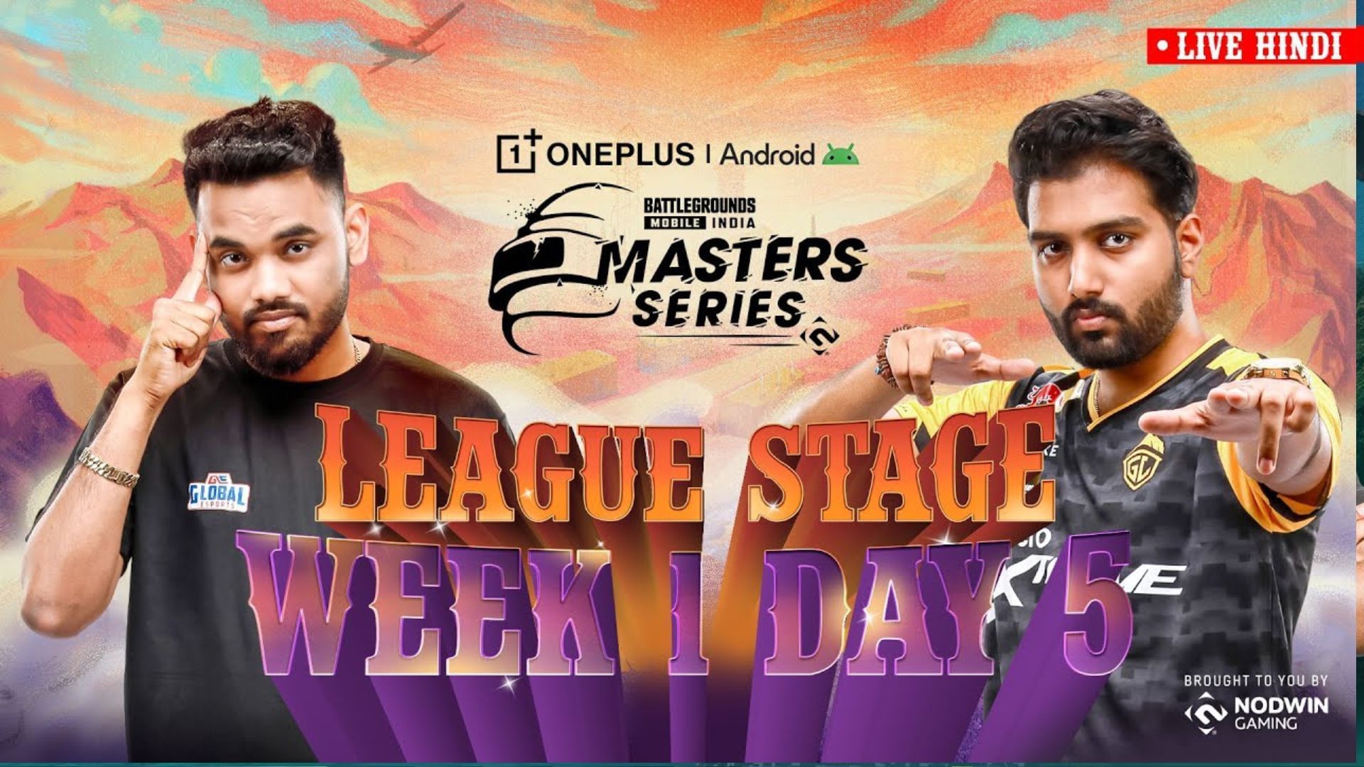 BGMi Masters Series Day 5 will take place on August 22 (Image via YouTube/Nodwin Gaming)