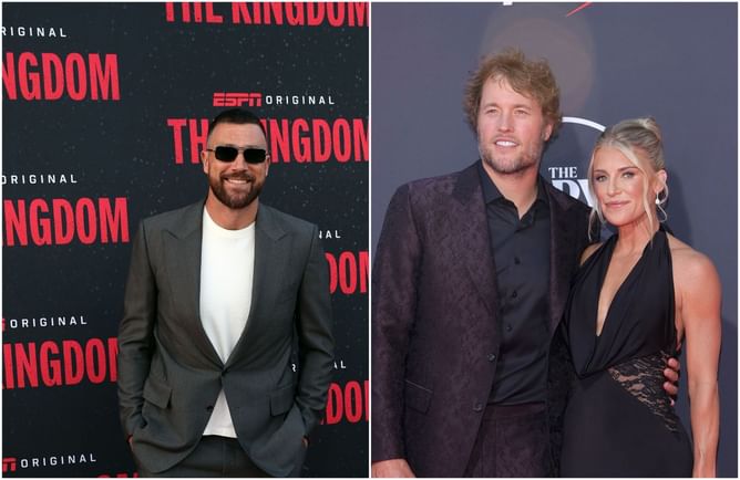 Matthew Stafford's wife Kelly shares excitement as Travis Kelce teams up with American Eagle for bold new collaboration