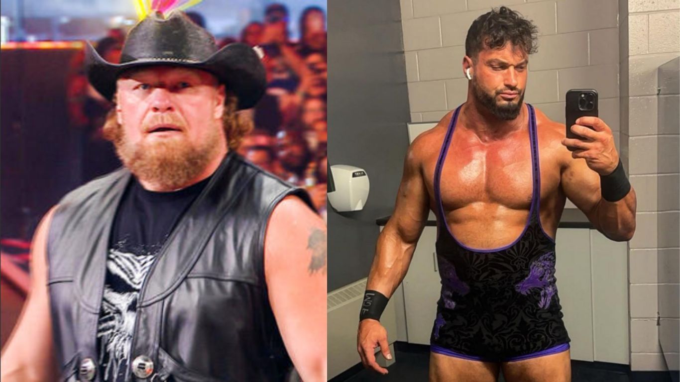 Brock Lesnar (left) and Wardlow (right) [Images from WWE.com and Wardlow