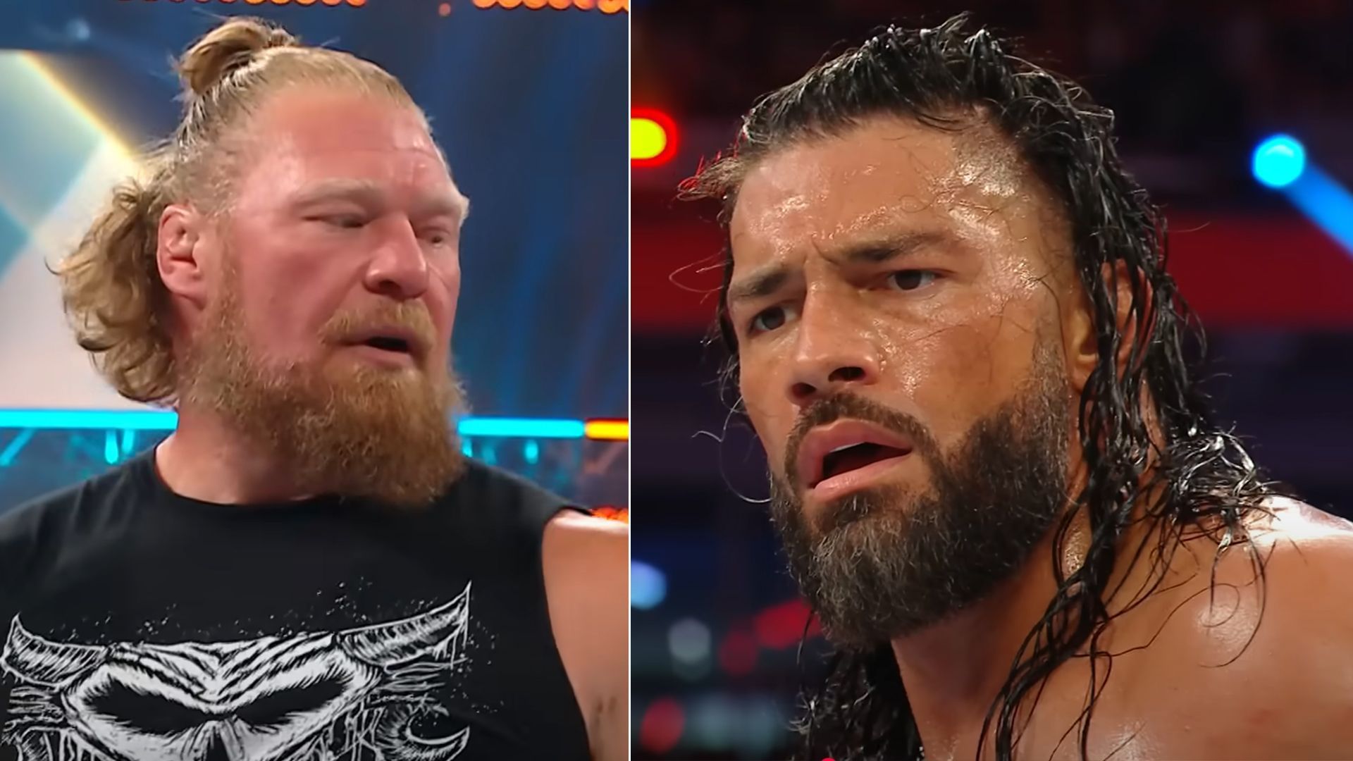 Roman Reigns &amp; Brock Lesnar. [image credits: WWE.com]