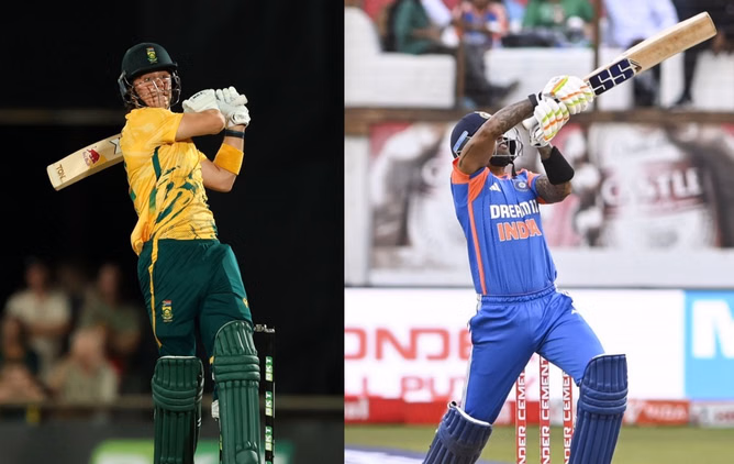 Dewald Brevis vs Suryakumar Yadav - comparing their stats after 9 T20Is