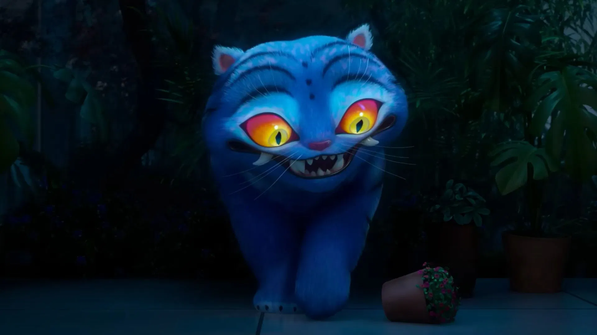 The tiger delivers a message to Rumi (Image via YouTube/Netflix Family)