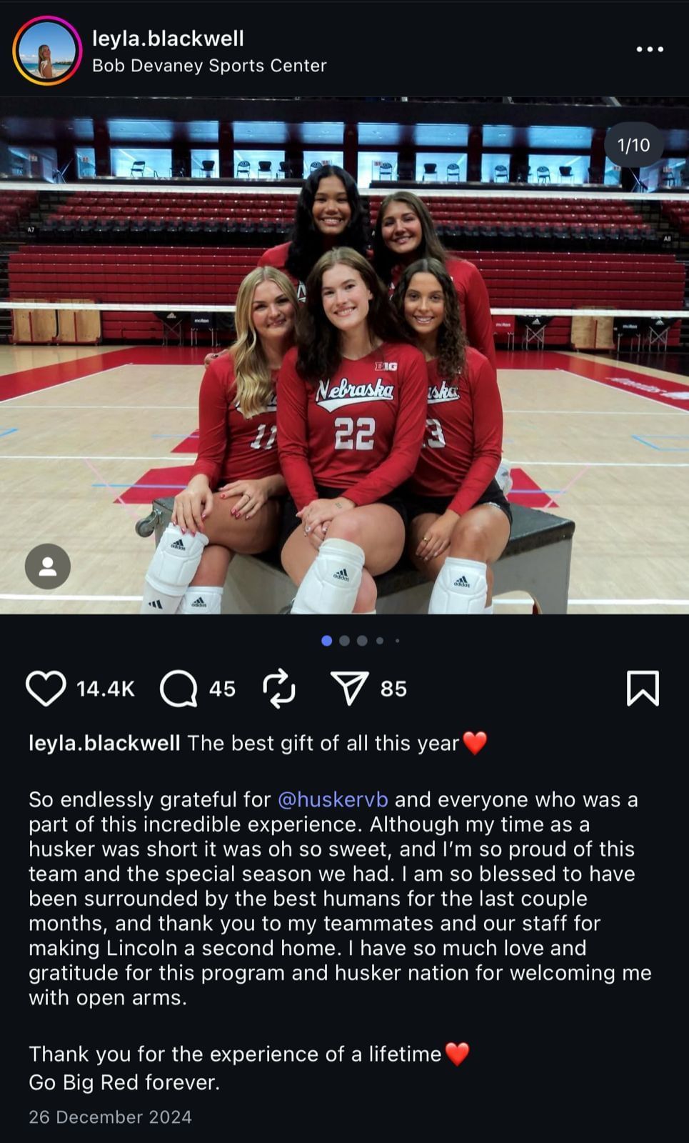Still taken from Blackwell&#039;s Instagram (Source: @leyla.blackwell/Instagram)