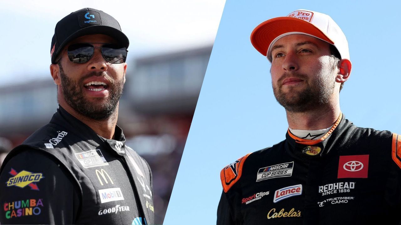 Bubba Wallace and Chase Briscoe