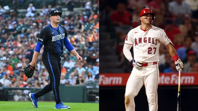 Tarik Skubal fires off scathing 3-word remark during Mike Trout’s at-bat after umpire's controversial call
