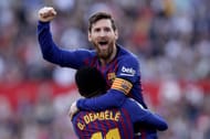 Messi and Dembele - Source: Getty
