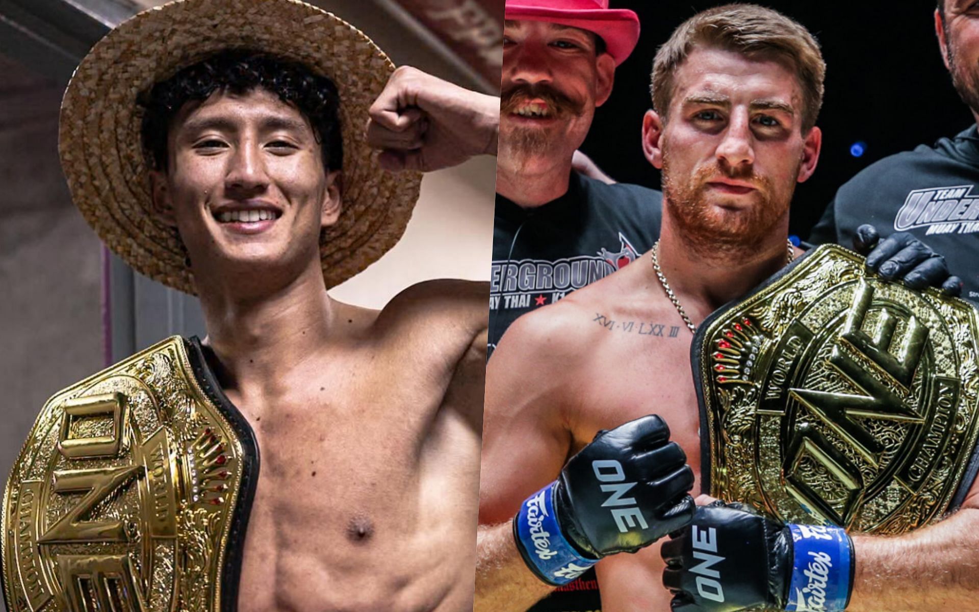 Nabil Anane (L) and Jonathan Haggerty (R) | Photo by ONE Championship