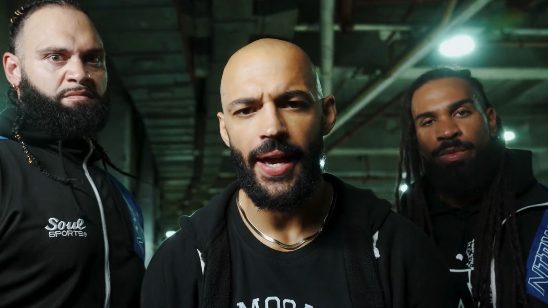 Ricochet and The Gates of Agony [Image Credits: AEW