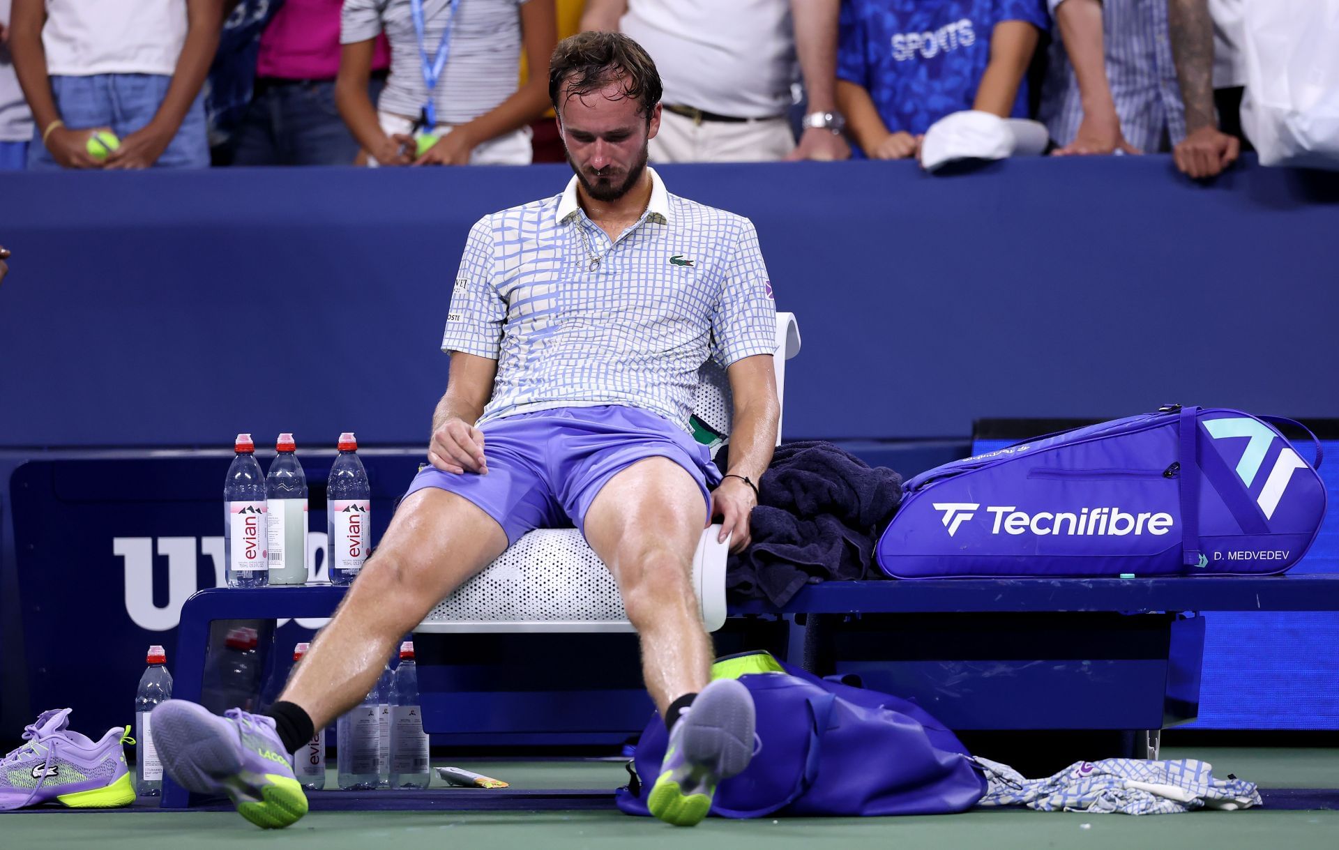 Daniil Medvedev at the 2025 US Open - Source: Getty