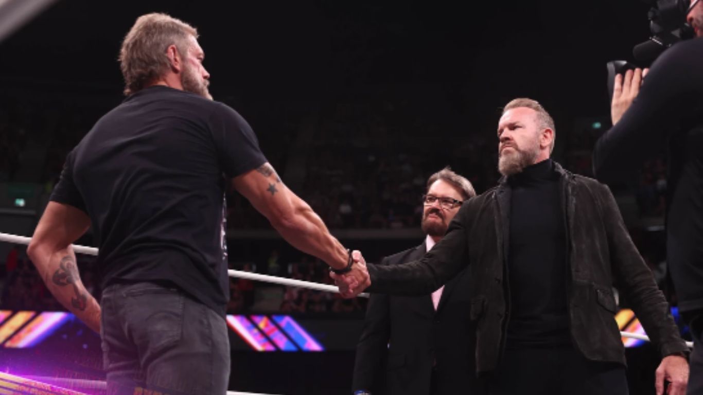 Adam Copeland and Christian Cage [ Image from allelitewrestling.com]