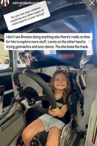 Samantha Busch's Instagram Story via Instagram@samanthabusch