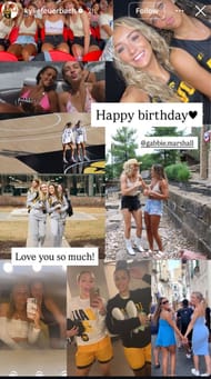 Iowa star Kylie Feuerbach drops unseen pics on Gabbie Marshall on her special day - Image source: Instagram/kyliefeuerbach