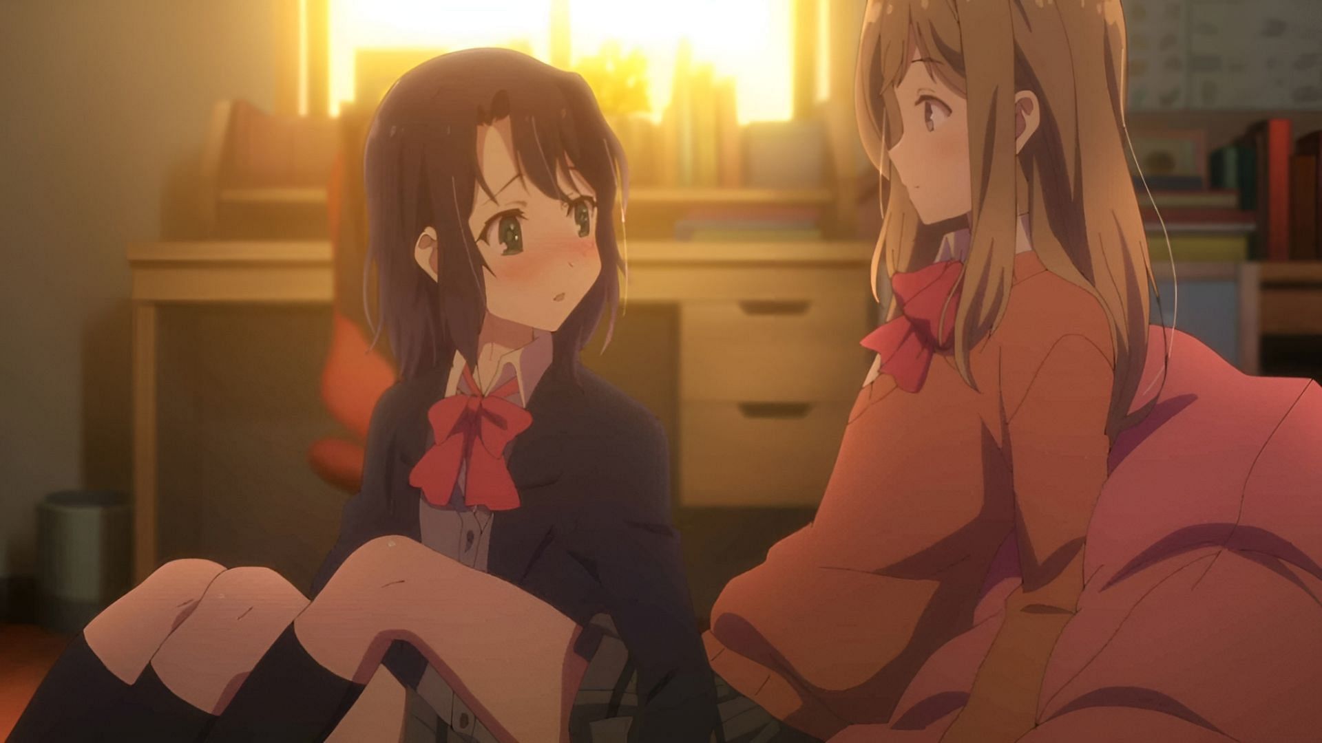 Still from Adachi and Shimamura (Image via Tezuka Productions)