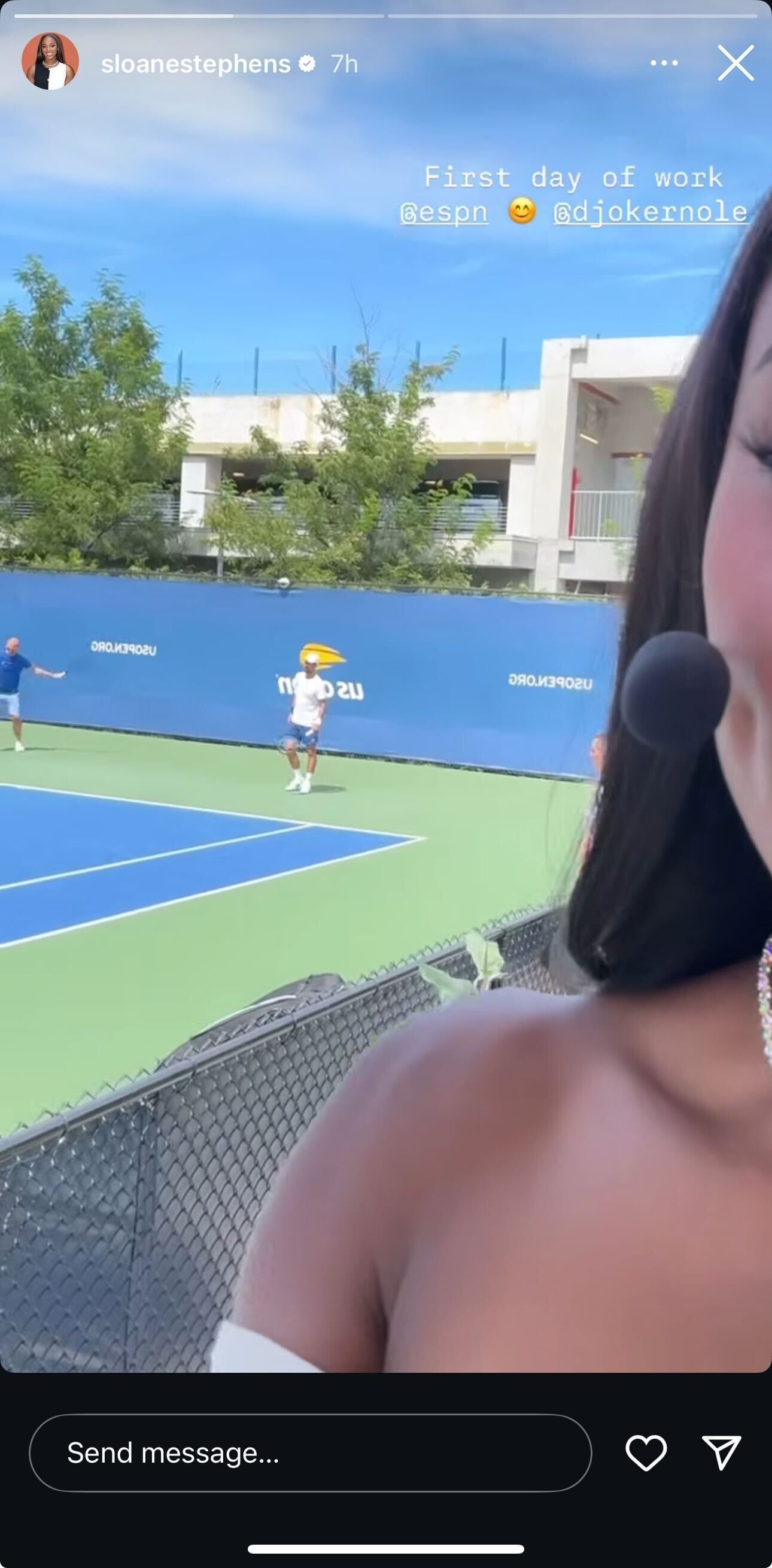 Screengrab from Sloane Stephen&#039;s Instagram @sloanestephens
