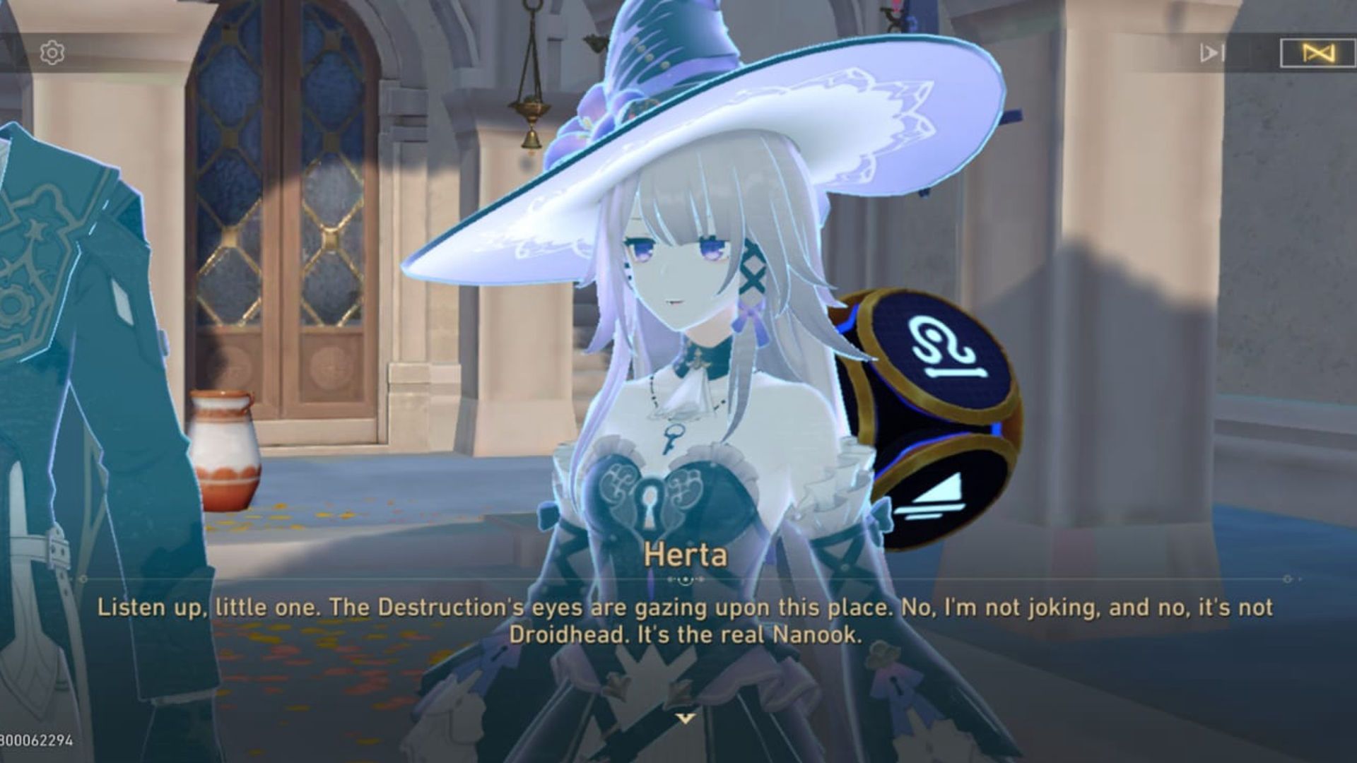 Herta warns us about Nanook (Image via HoYoverse)