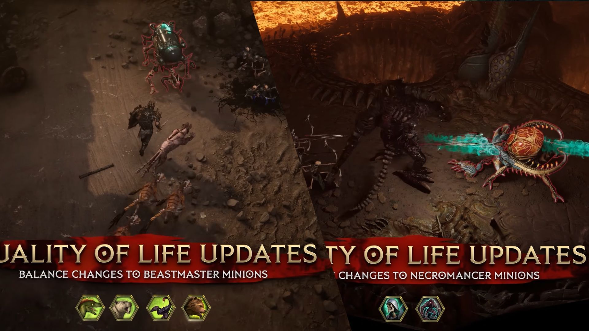 Both Beastmaster and Necromancers are getting reworked QoL for their minions in Season 3 (Image via Eleventh Hour Games)