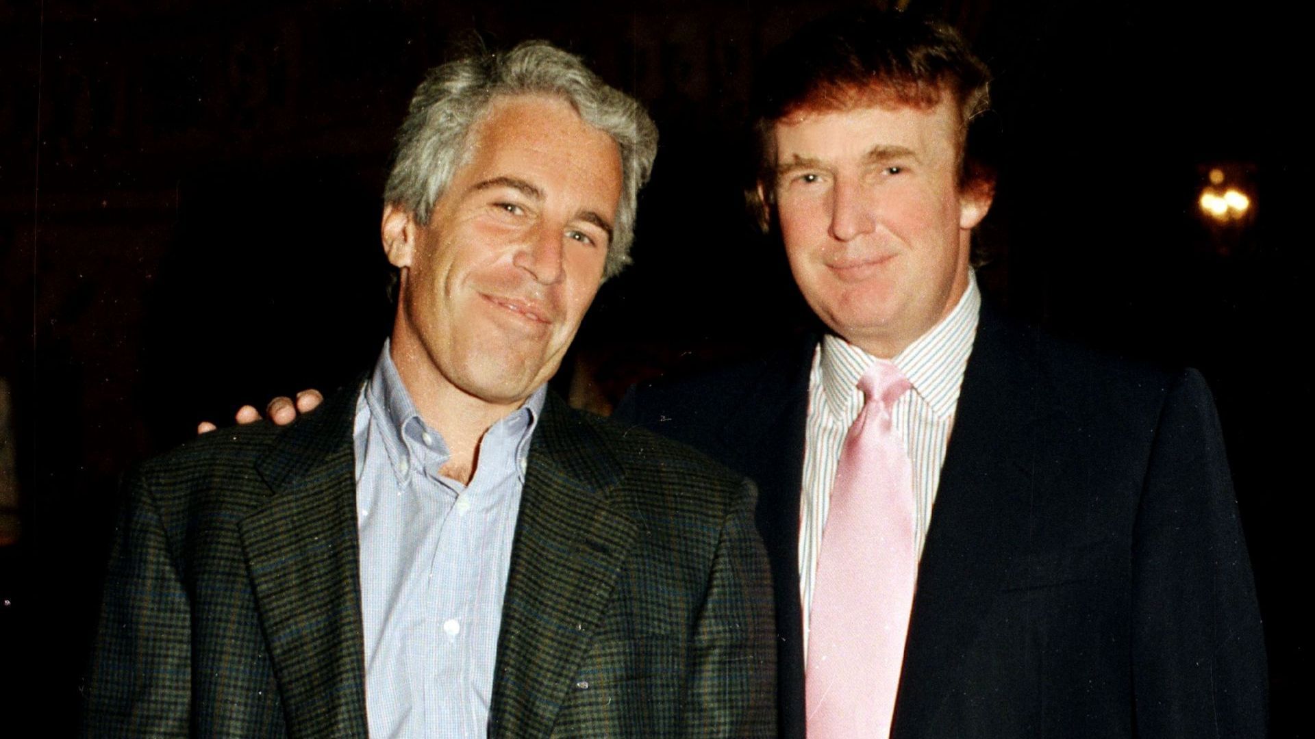 Epstein &amp; POTUS Donald Trump At Mar-A-Lago (Image via Getty)
