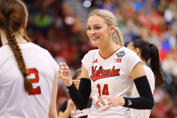 "Beach is tough" - Ex-Nebraska Volleyball player Ally Batenhorst opens up on her volleyball transition after Huskers alumni match