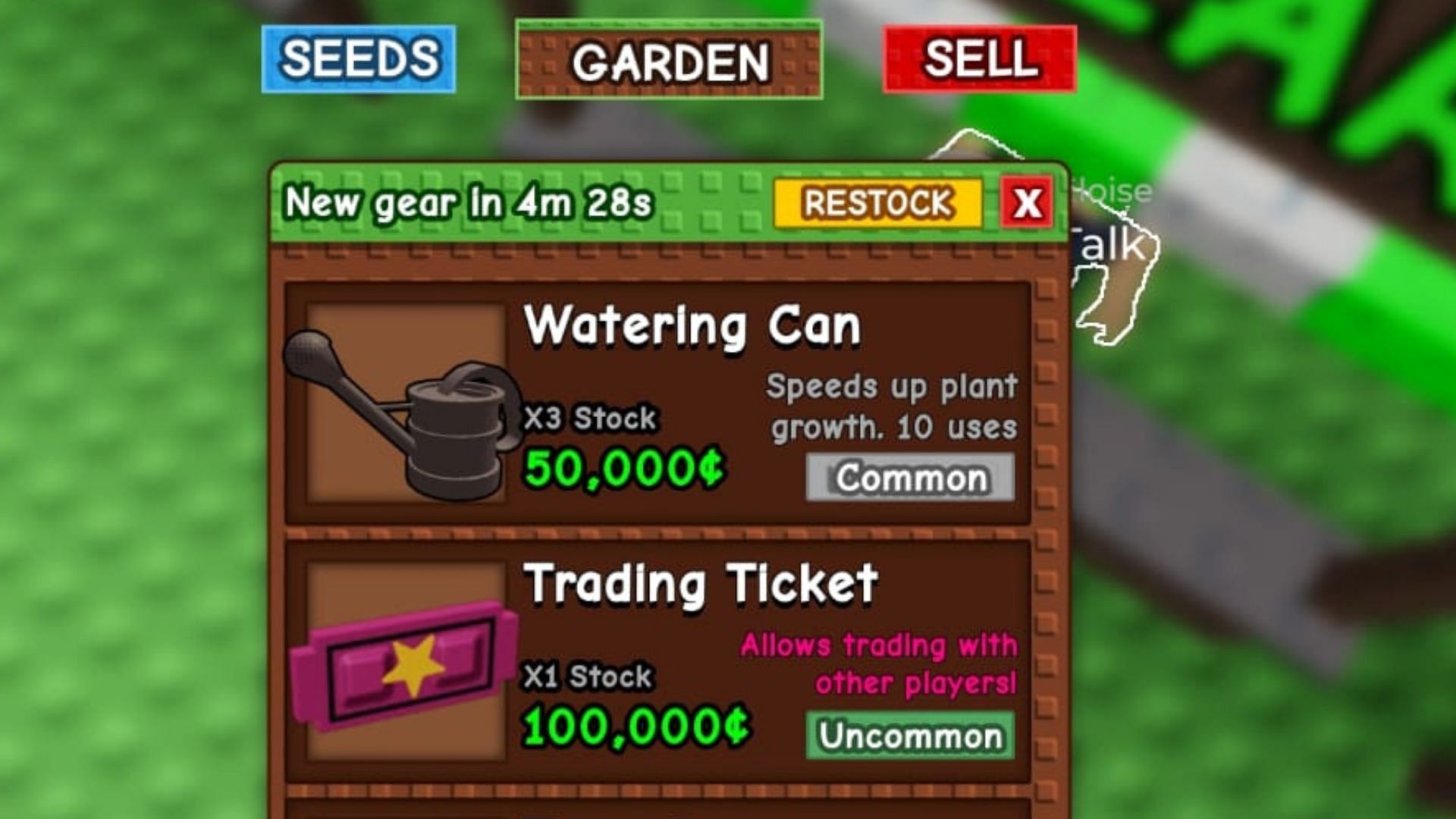 The Trading Ticket (Image via Roblox)