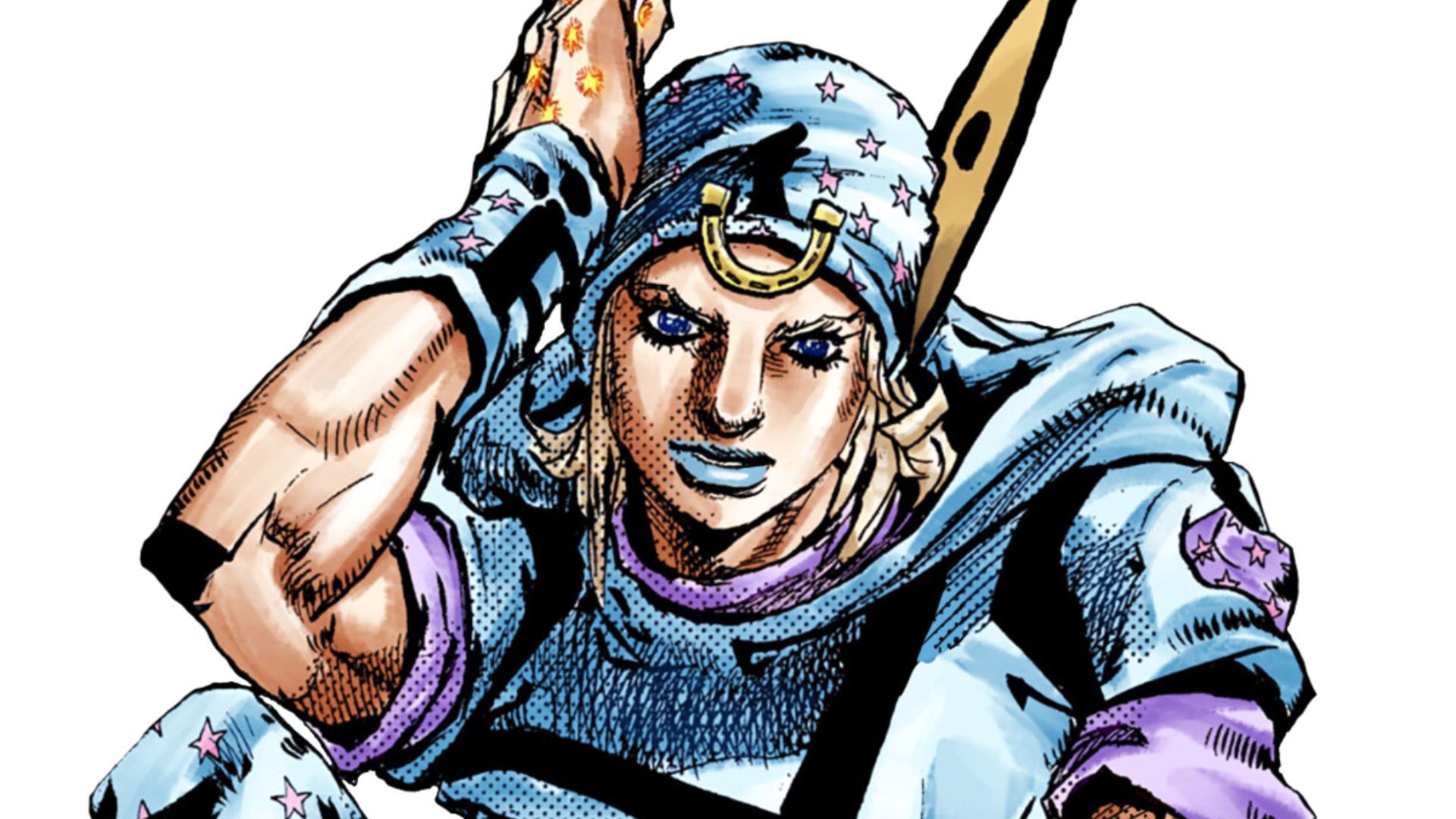 Johnny Joestar as seen in JoJo&#039;s Bizarre Adventure: Steel Ball Run anime (Image via David Production)