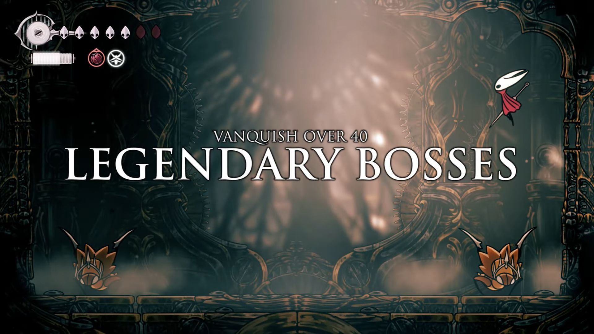 There are over 40 unique bosses (Image via Team Cherry)