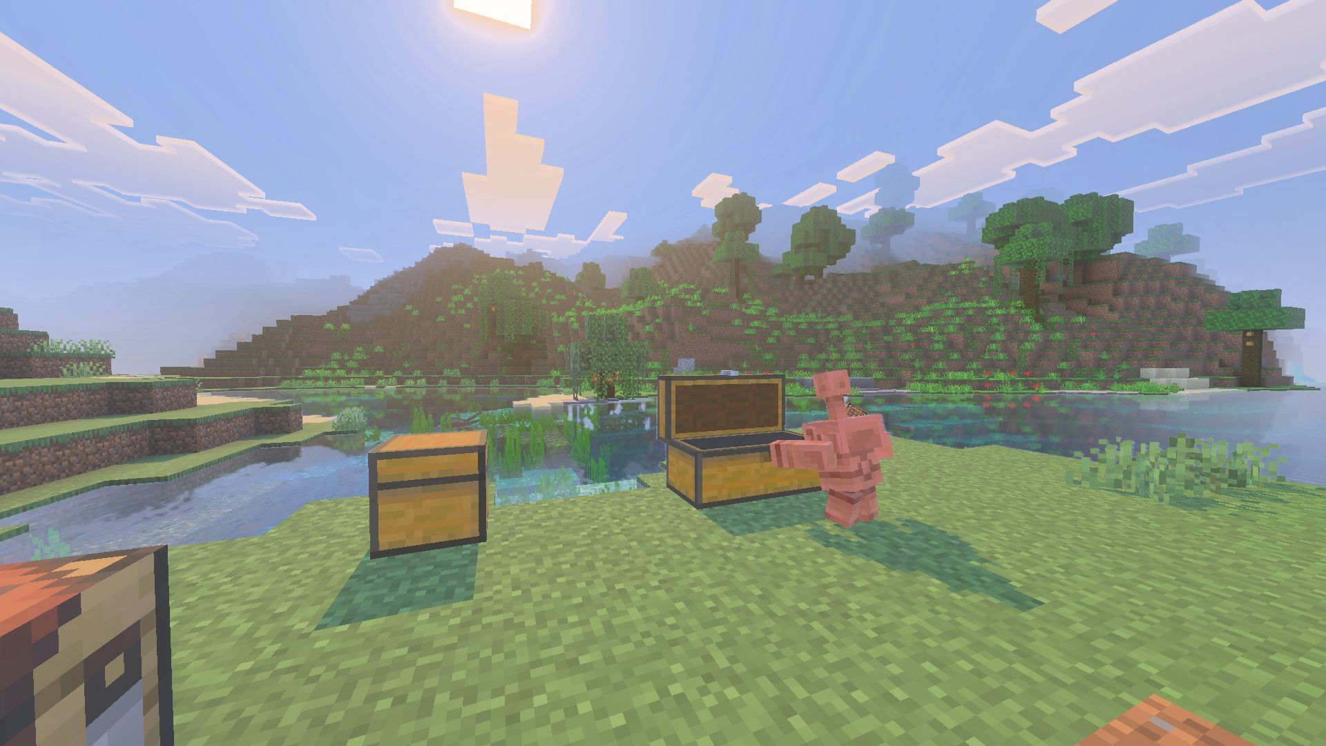 Vibrant Visuals add-ons are set to make their way to the Minecraft Marketplace (Image via Sportskeeda Gaming || Mojang Studios)