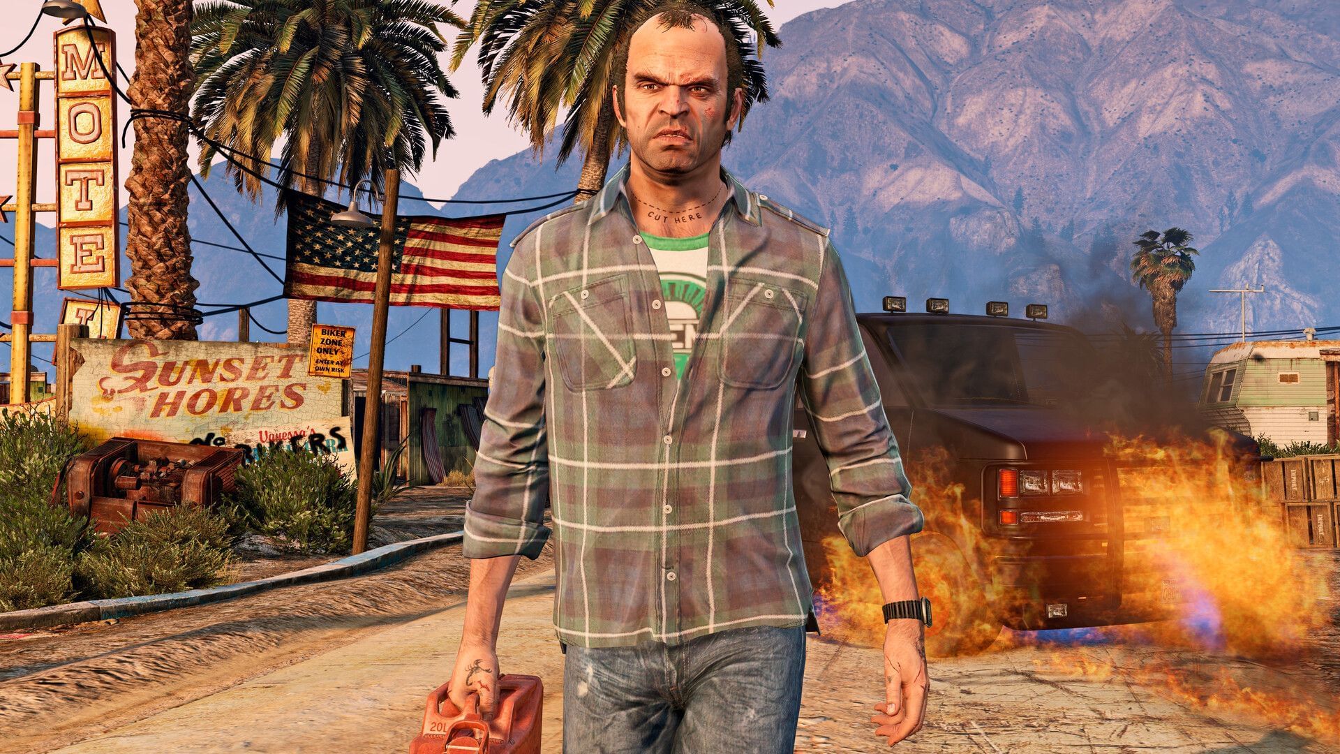 Trevor Philips in GTA V (Image via  Rockstar Games)