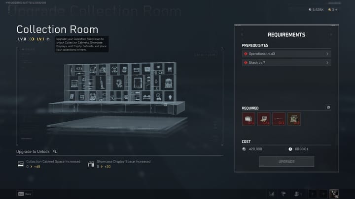 Collection Red Delta Force How to access the equipment collection room in Delta Force