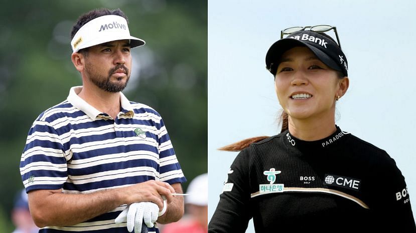 Lydia Ko and Jason Day