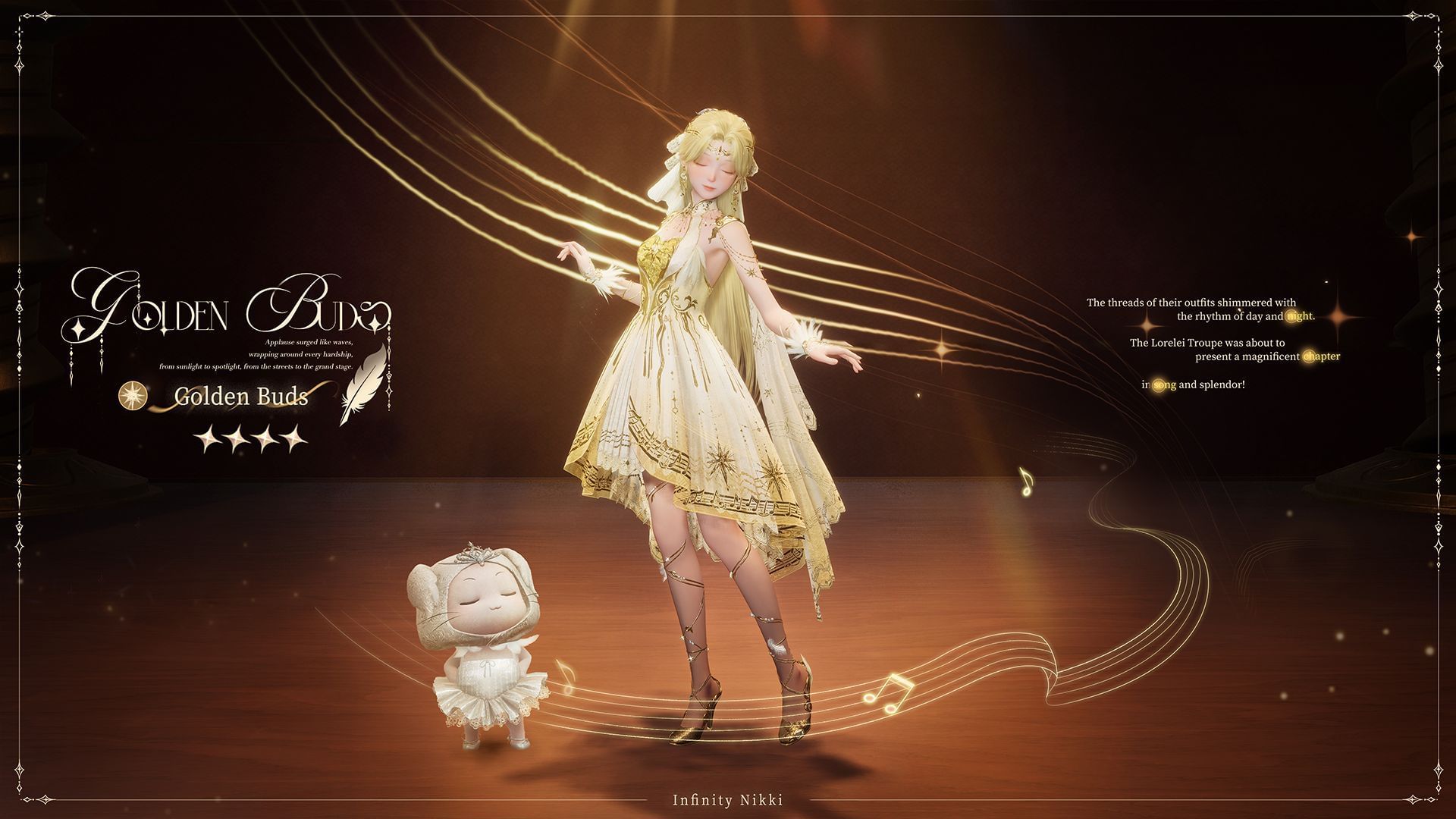 4-star outfit Golden Buds (Image via Infold Games)