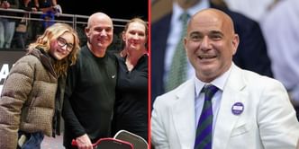 Andre Agassi gets daughter Jaz's fashion approval for sneaker choice during US Open visit without mom Steffi Graf