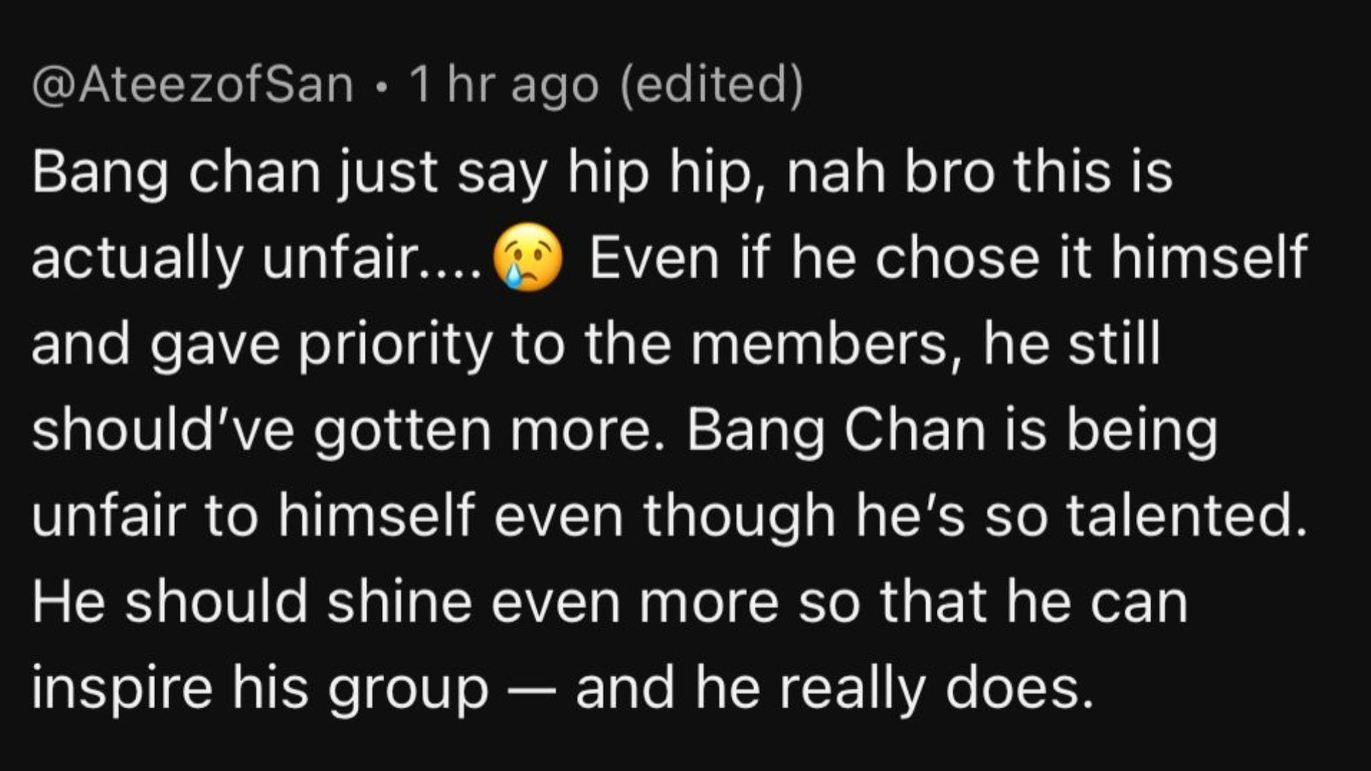 A netizen noted (Image via YouTube/@AteezofSan)