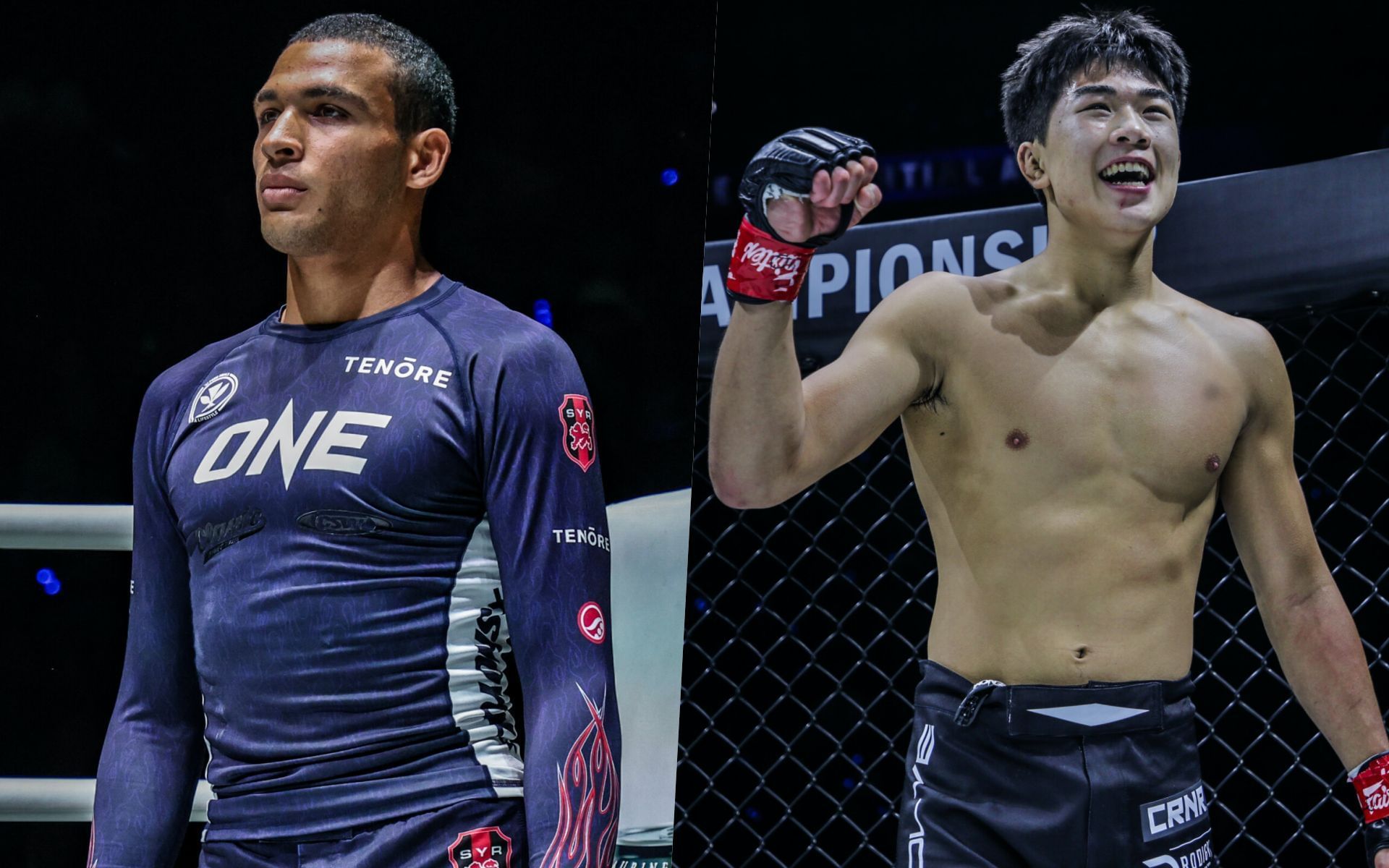 Tye Ruotolo (L) and Adrian Lee (R) | Photo by ONE Championship