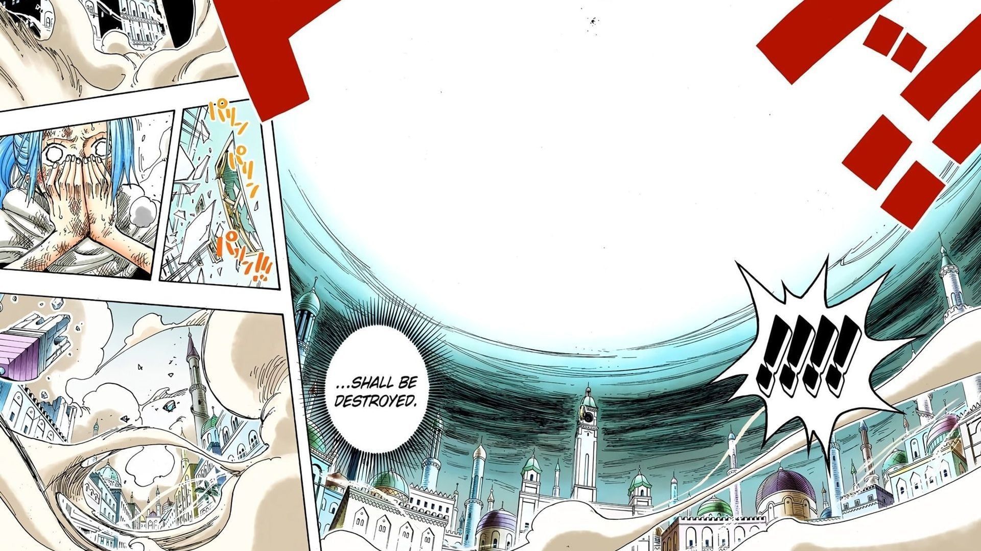 Pell&#039;s fake death in the One Piece manga (Image via Shueisha)