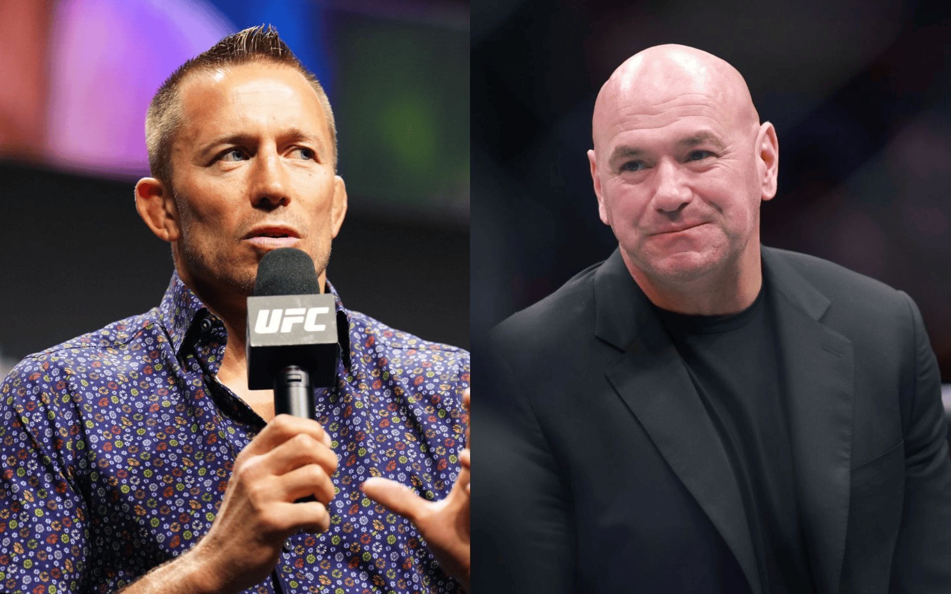 Georges St-Pierre (left) believes UFC